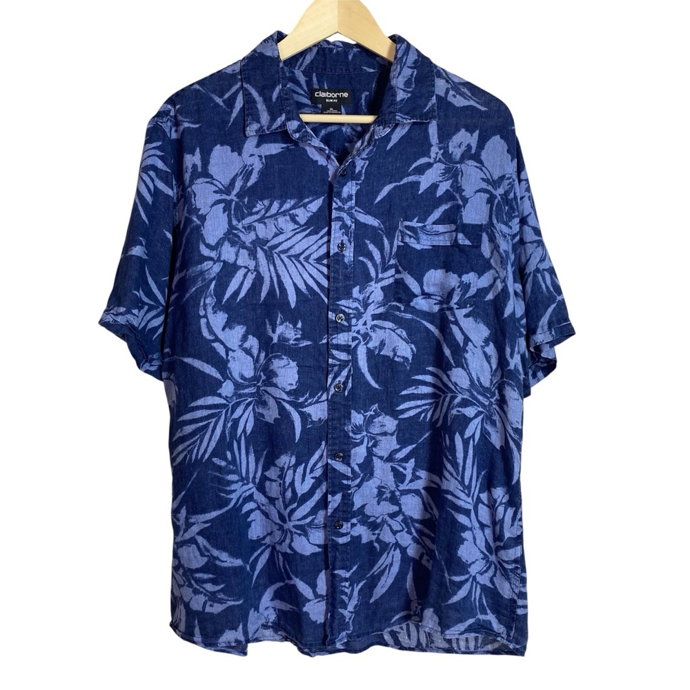 🚨LAST CHANCE Mens Linen Hawaiian Shirt